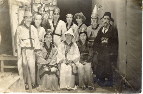1947년 마의태자 출연진 단체사진.bmp